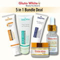 Gluta 5-in-1 Whitening & Glow Kit – Complete Day & Night Skincare Routine